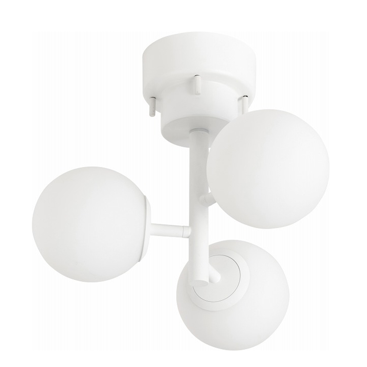 BRID　TINY GLASS CEILING LIGHT 3 White/Milk glassタイニーガラス シーリングライト3灯 ホワイト／ミルクガラス
