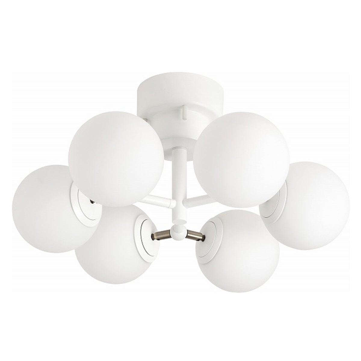 BRID　TINY GLASS CEILING LIGHT 6 White/Milk glassタイニーガラス シーリングライト6灯 ホワイト／ミルクガラス