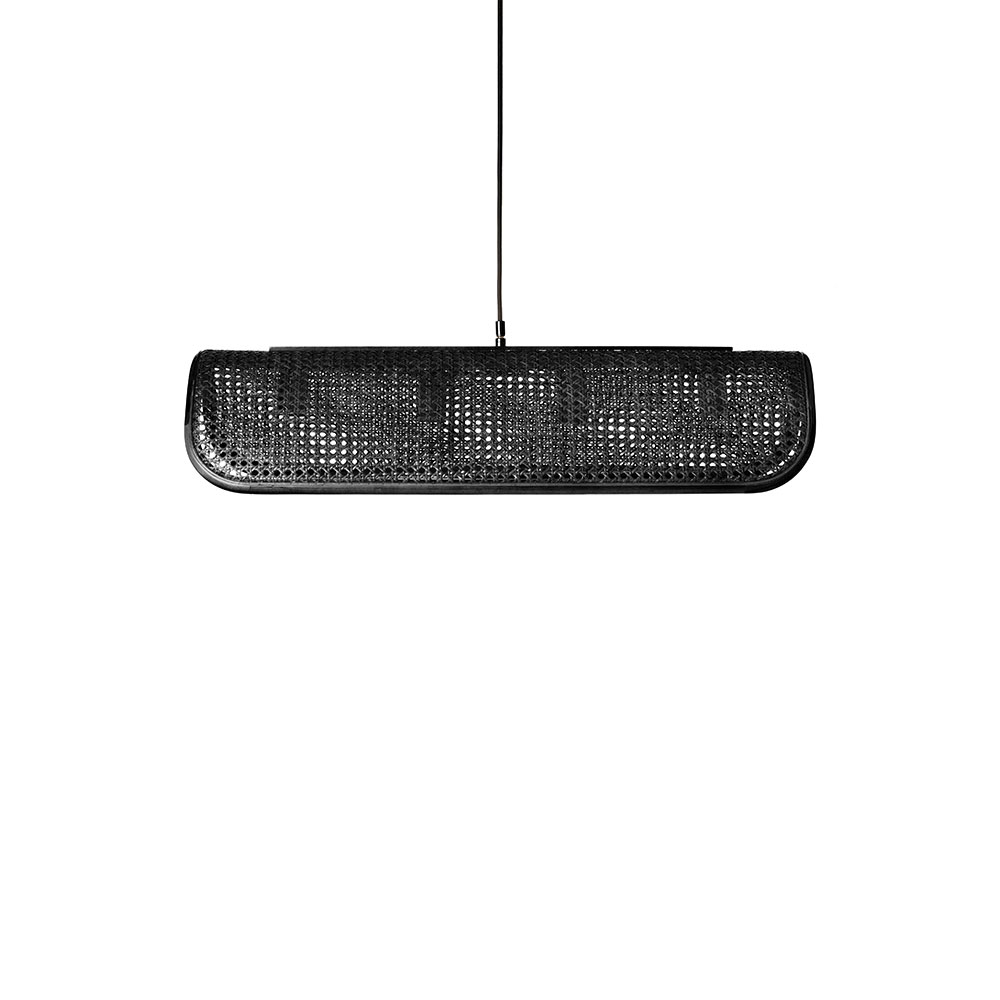 BRID　RATTAN PENDANT LAMP 4BULB Blackラタン ペンダントランプ 4灯 ブラック