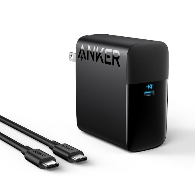 Anker 317 Charger (100W) with USB-C & USB-C ケーブル1.5 mケーブル付属 USB PD対応 PSE技術基準適合 折りたたみ式プラグMacBook Windows PC iPhone 16シリーズ iPad Galaxy S25シリーズ Android スマートフォン ノートPC 各種 対応 ■