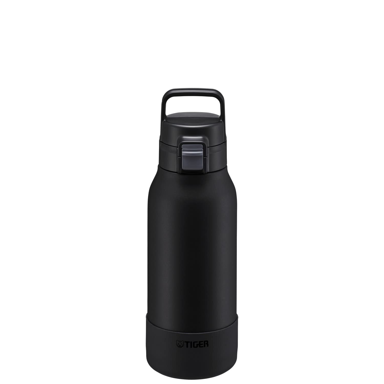 タイガー魔法瓶 水筒 1リットル ハンドル付き片手で開けやすいワンタッチ真空断熱ステンレスボトル スポーツドリンクOK 大容量 直飲み 広口 保冷専用 MTA-B100KK ブラック ■