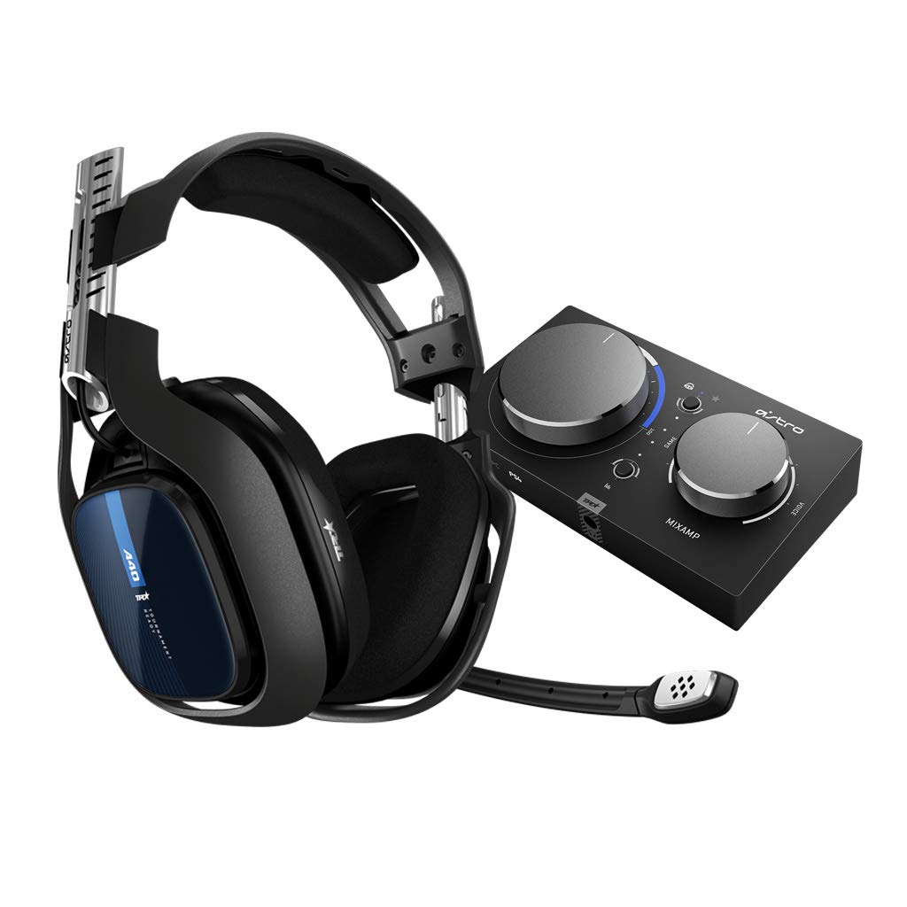 Logicool G ASTRO Gaming A40 ゲーミングヘッドセット + MixAmp Pro TR ミックスアンプ A40TR-MAP-002r マイク付き PS4 PC 有線 5.1ch 3.5mm usb ゲーミング ヘッドセット ヘッドホン ブラック 国内正規品 ■