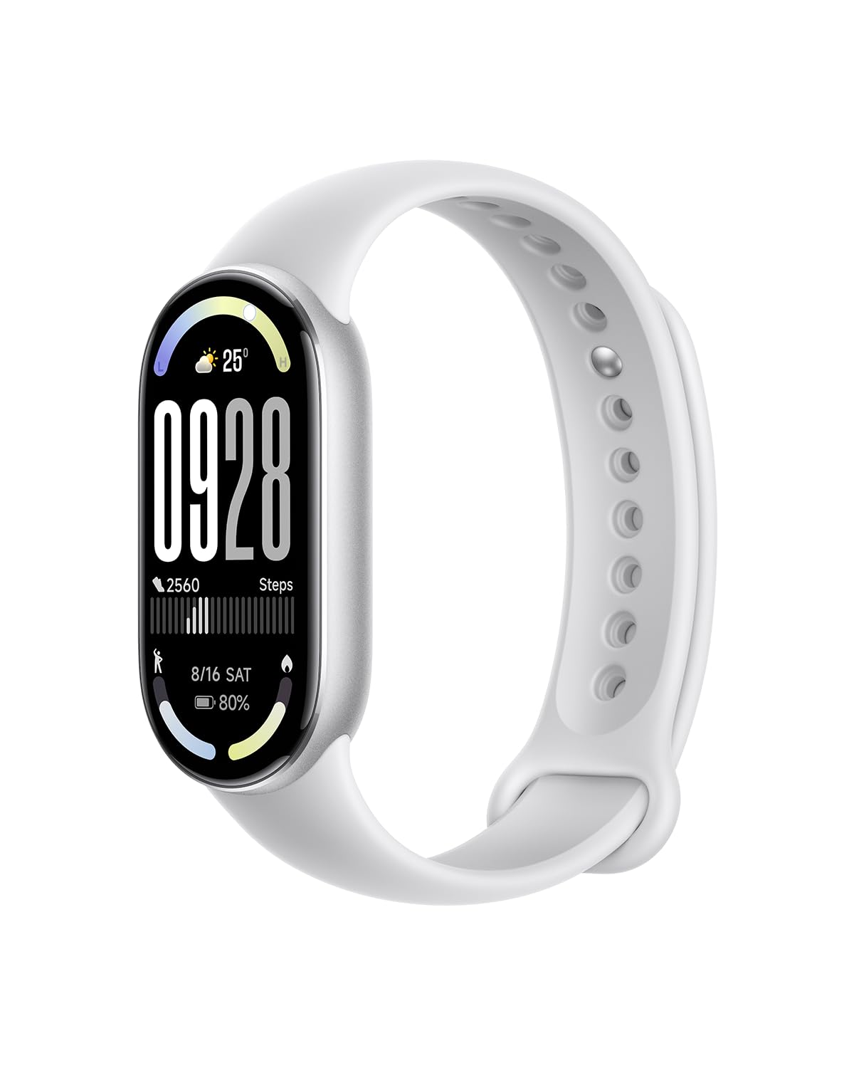 Xiaomi Smart Band 10 スマートウォッチ 1.72大画面体験 21日間連続使用 輝度1500nits 視認性 強化されたスイミングモード 9軸モーションセンサー搭載 24時間健康管理 睡眠モニタリングアップデート スマートバンド 着信通知・LINEアプリ通知 iPhone&Android対応 シルバー ■