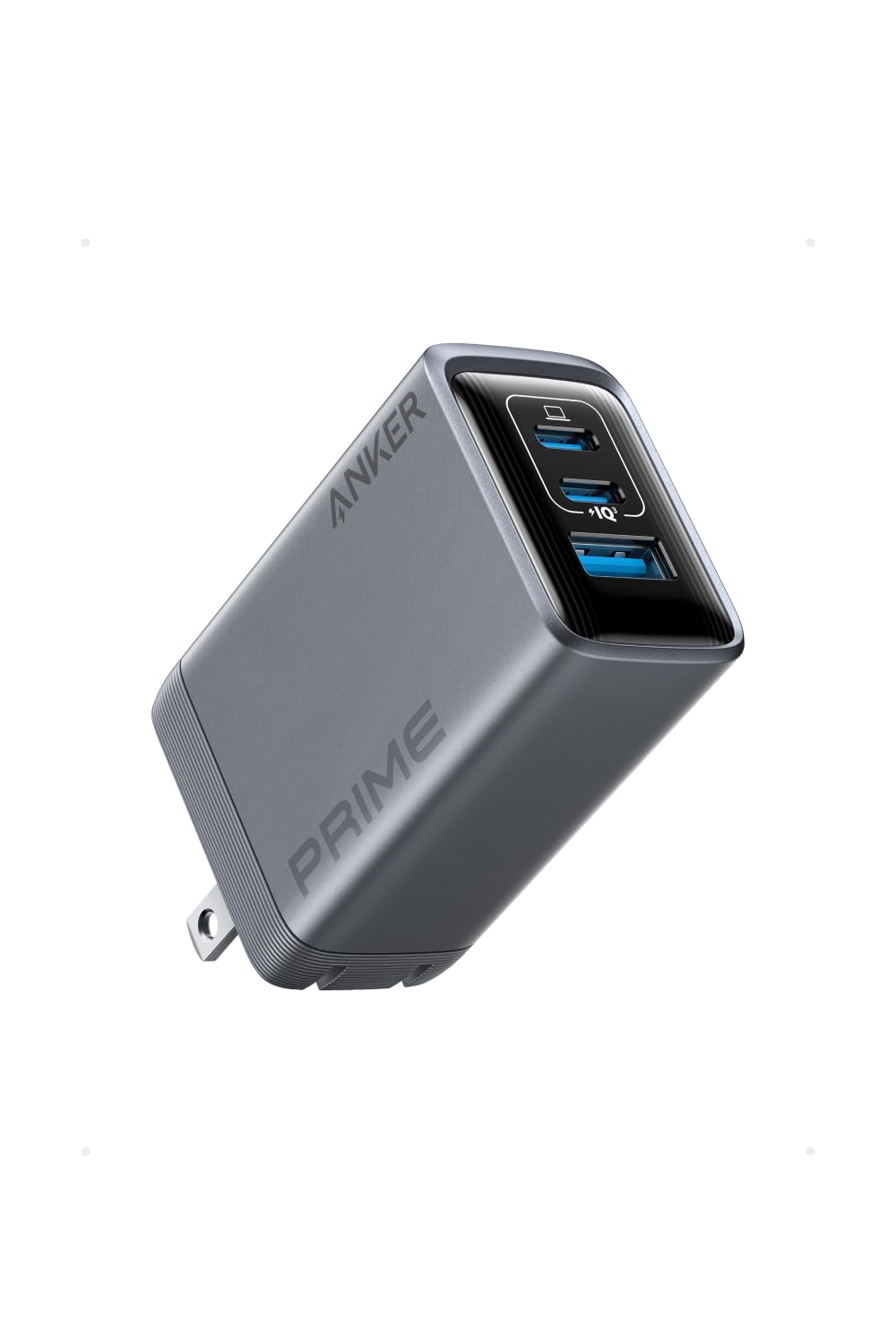 Anker Prime Charger (100W 3 Ports GaN) PSE技術基準適合 折りたたみ式プラグMacBook PD対応Windows PC iPad iPhone Galaxy Android スマートフォン ノートPC 各種 ■