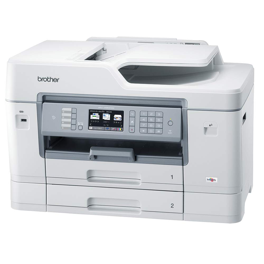 ブラザー工業(Brother Industries) プリンター A3インクジェット複合機 MFC-J6983CDW (FAX ADF 有線・無線LAN 2段トレイ 両面印刷) ■