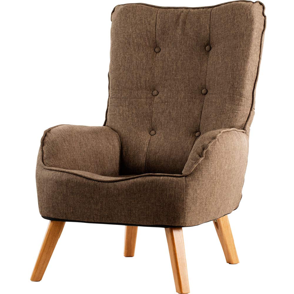 アイリスプラザ ソファ 座椅子 1人掛け フロアソファ ソファー おしゃれ 椅子 一人掛けソファ リラックス 省スペース ベージュ HGSF-930 66×75×93cm ■