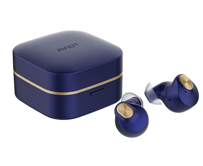 TE-Q3R-BL 完全ワイヤレスイヤホン ワイヤレス 左右分離 / ノイズキャンセリング対応 Lapis Blue ＡＶＩＯＴ アビオット