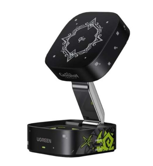 UGROT000033 UGREEN 2-in-1 ワイヤレス充電器 15W 原神モデル 35316GI UGR-OT-000033