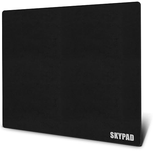 SkyPAD 3 XL ゲーミングガラスマウスパッド テキストバージョン｜プロフェッショナルeスポーツラージサイズマウスパッド｜400×500mm｜黒｜精度とスピードを向上させた特殊ガラス面。           ■