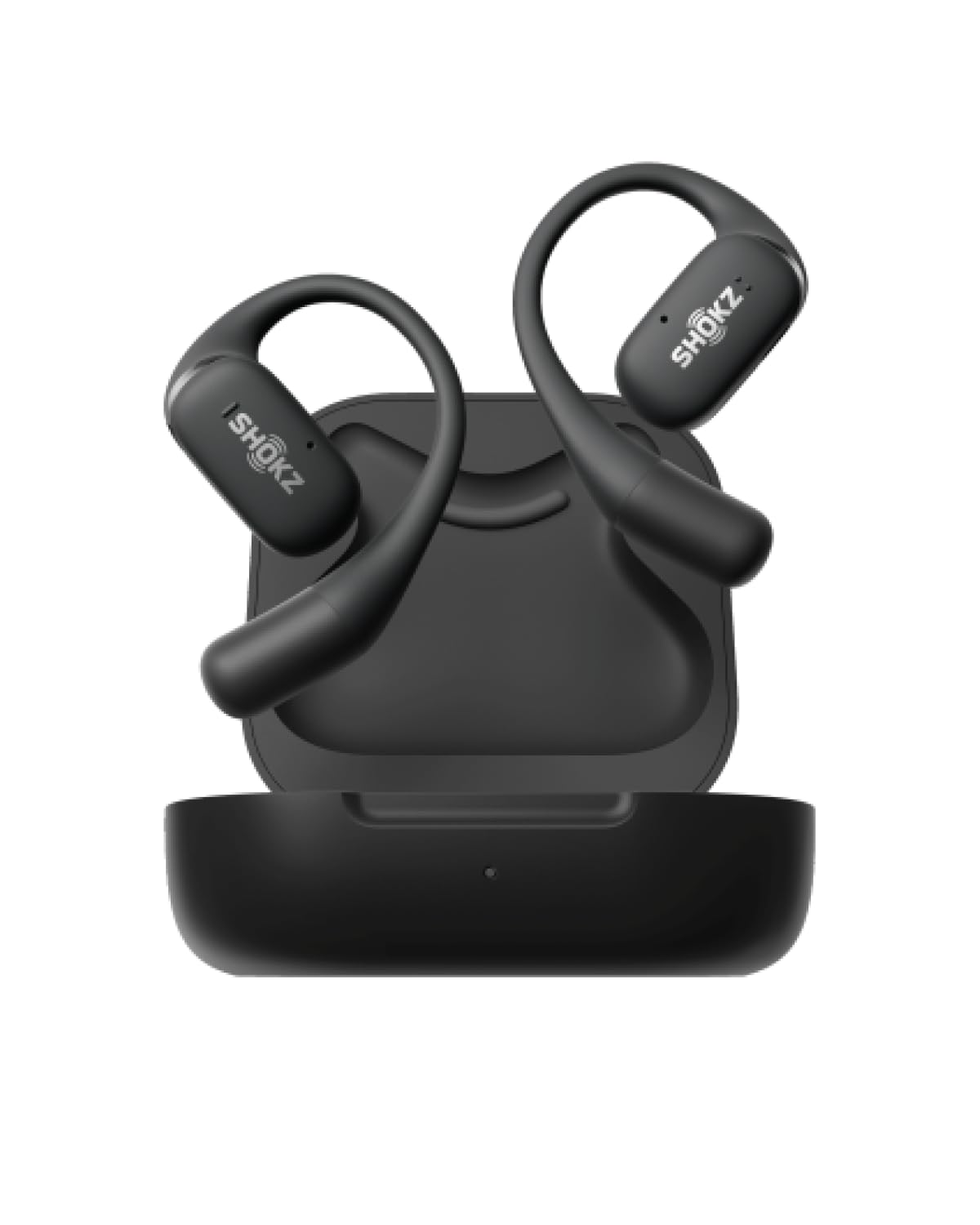 Shokz (ショックス) OpenFit オープンイヤーヘッドホン 完全ワイヤレスイヤホン bluetooth5.2 耳を塞がない 自動ペアリング マイク付きイヤフォン 充電ケース付き 左右分離型 8.3g超軽量    ■