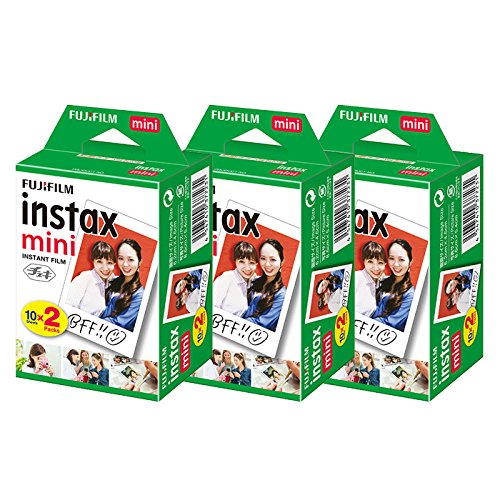 富士フィルム カラー チェキフィルム instax mini 2パック品 JP2(20枚入り)×3個セット [60枚入] マルチカラー    MacBook iPad Pro ■