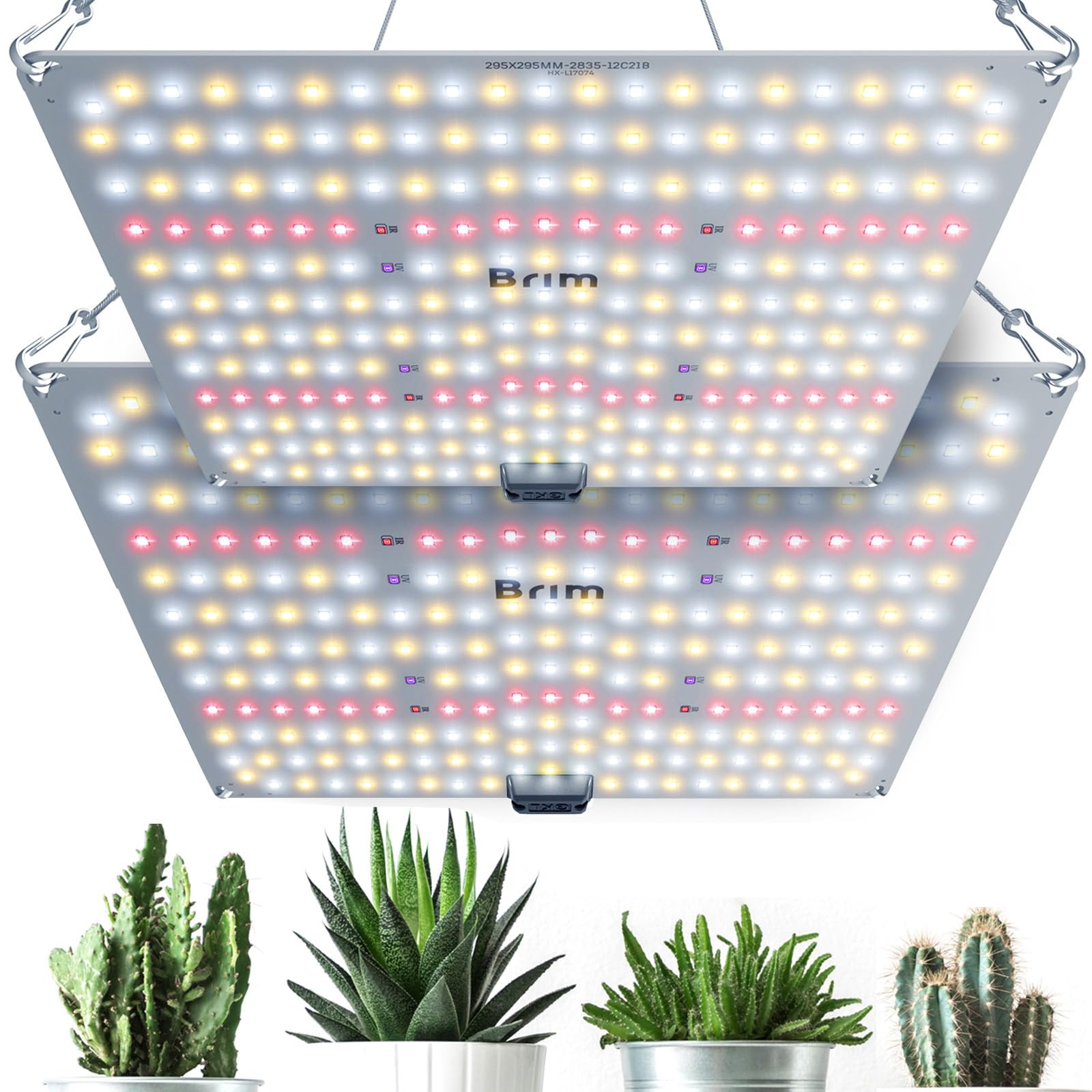 BRIM(ブリム) PANEL A 植物育成ライト LED パネル 国内ブランドフルスペクトル IR/UV 搭載 PL-A 45W 白色    ■