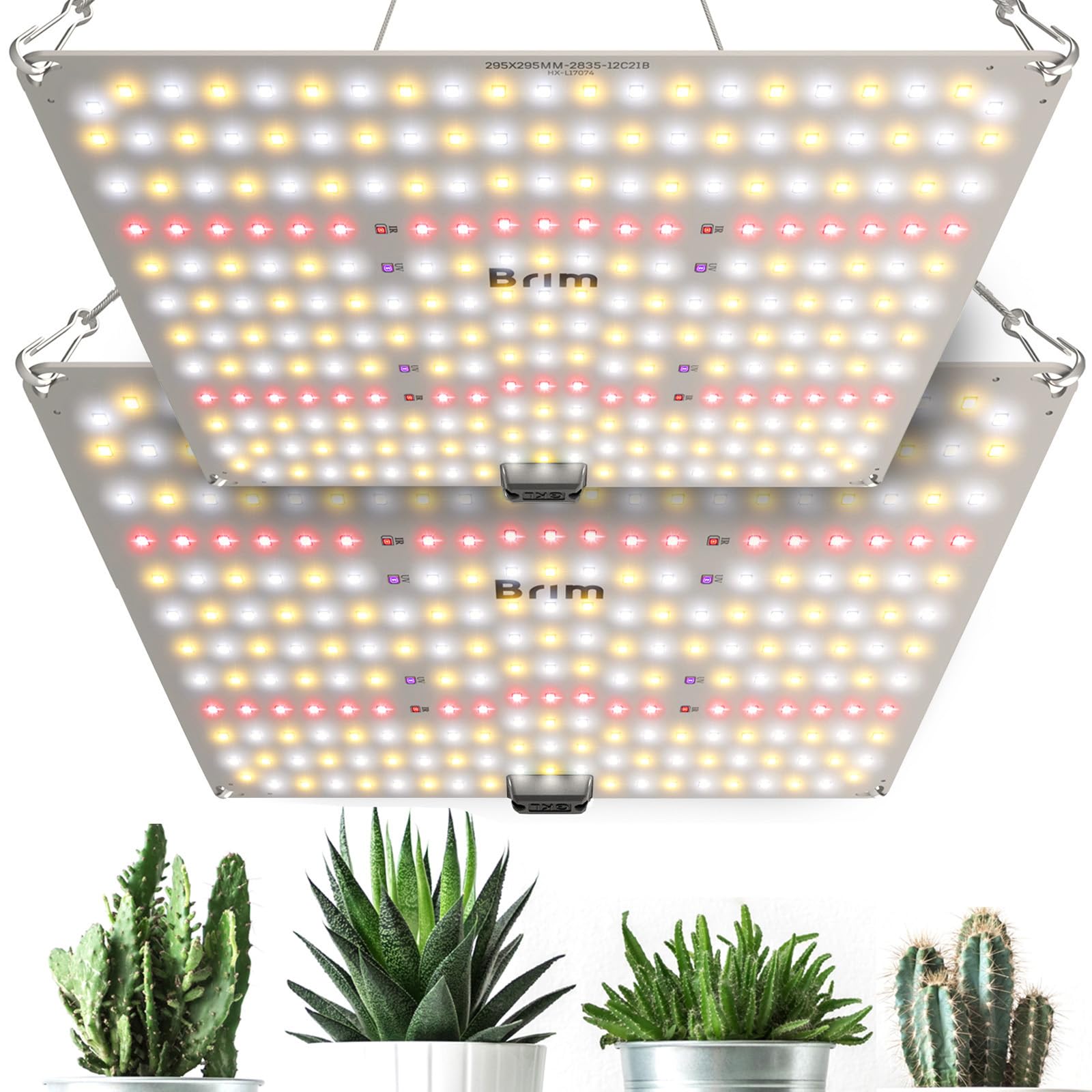 BRIM(ブリム) PANEL A 植物育成ライト LED パネル 国内ブランドフルスペクトル IR/UV 搭載 PL-A 3700K (2,    ■