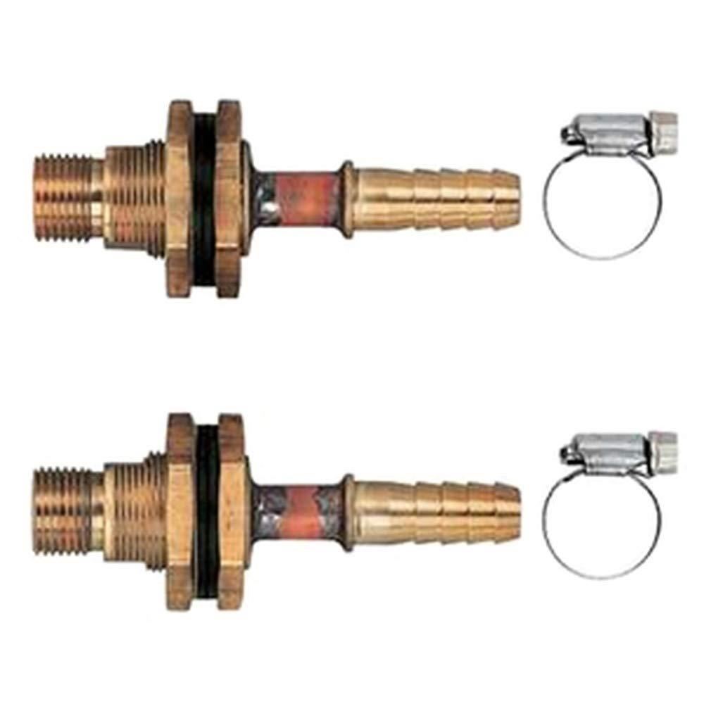 415-803 カクダイ ユニットバス貫通金具（ペアホース用）