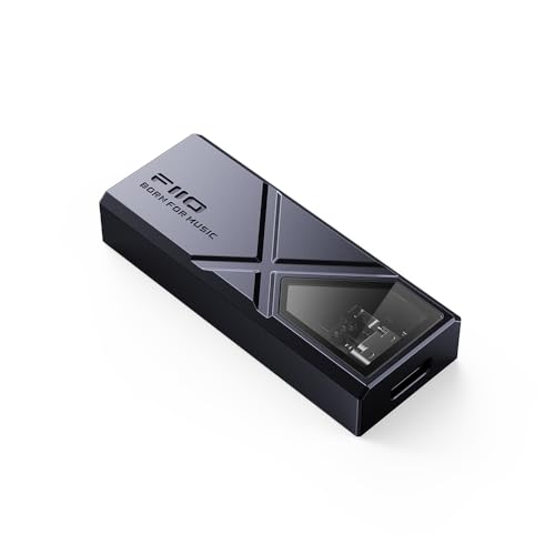 ★FIO-KA13 FIIO KA13【日本正規品・シリアルナンバー付】 USB DAC ヘッドホンアンプ 小型 軽量 3.5mm 4.4mm CS43131 デスクトップモード アプリ対応 (ブラック)