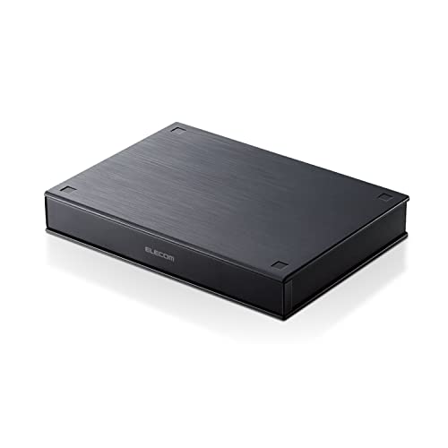 ★ELP-PTV020UBK エレコム ポータブルHDD ハードディスク 2TB PC/テレビ録画用 USB3.2(Gen1) ブラック ELP-PTV020UBK