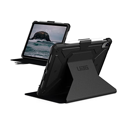 ★UAG-IPD10F-BK URBAN ARMOR GEAR iPad 10.9"(第10世代/2022)用 METROPOLIS(手帳型) 耐衝撃ケース ブラック 【日本正規代理店品】 UAG-IPD10F-BK