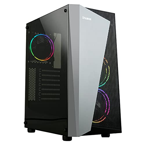 ★S4 Plus ZALMAN S4 Plus ミドルタワーPCケース RGBファン 3基搭載 CS7798