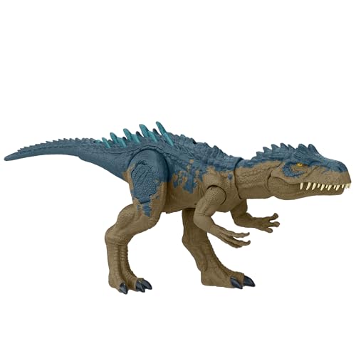 ★HRX50 マテル ジュラシックワールド(JURASSIC WORLD) バトルアクション! ほえるアロサウルス【 恐竜 おもちゃ 】【全長:約44.1cm】 【4才~】 HRX50