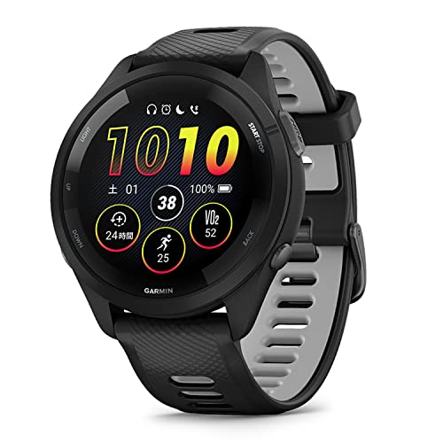 ★010-02810-40 ガーミン(GARMIN) GPSランニングウォッチ Forerunner 265 Music Black 【日本正規品】