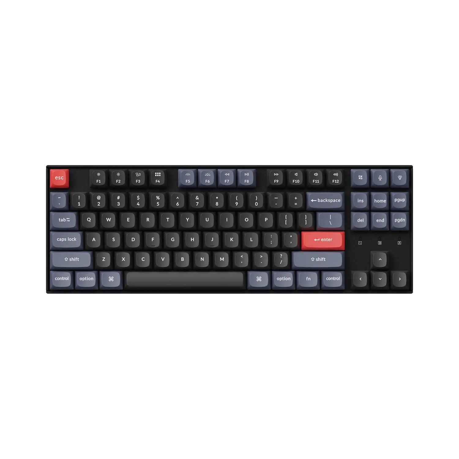 ★K8PG2JIS 【国内正規品】Keychron K8 Pro ワイヤレス・カスタムメカニカルキーボード/QMK VIAプログラム可能/USレイアウト/White LEDライト/ホットスワップ対応Gateron G Proメカニカルスイッチ/有線及びBluetooth無線対応/Mac Windows Linux対応 (Gateron G Proメカニカル青軸)