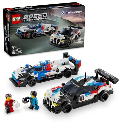 ★76922 レゴ(LEGO) スピードチャンピオン BMW M4 GT3 & BMW M ハイブリッド V8 レースカーコンボ おもちゃ 玩具 プレゼント ブロック 男の子 女の子 子供 8歳 9歳 10歳 11歳 小学生 車 プラモデル 76922