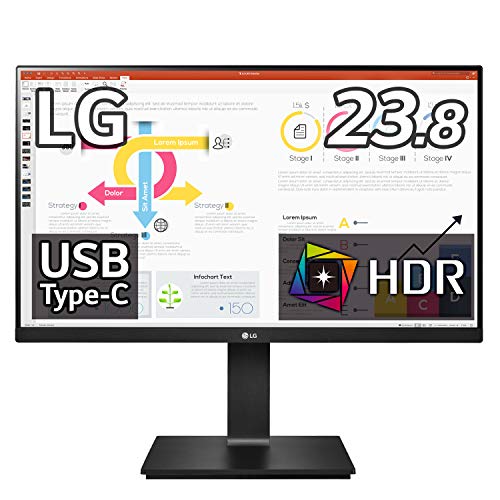 ★24QP750-B LG フレームレス モニター ディスプレイ 24QP750-B 23.8インチ/WQHD(2560×1440)/IPS非光沢/HDR/FreeSync/USB Type-C,HDMI,DP/高さ調節,ピボット対応/3年安心・無輝点保証