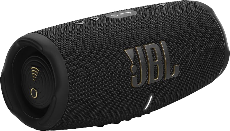 ★JBLCHARGE5WIFIBJN JBL CHARGE5 Wi-Fi Bluetoothスピーカー 自動音質補正機能搭載/2ウェイ・スピーカー構成/USB C充電/IP67防塵防水/パッシブラジエーター搭載/ポータブル/ブラック JBLCHARGE5WIFIBJN