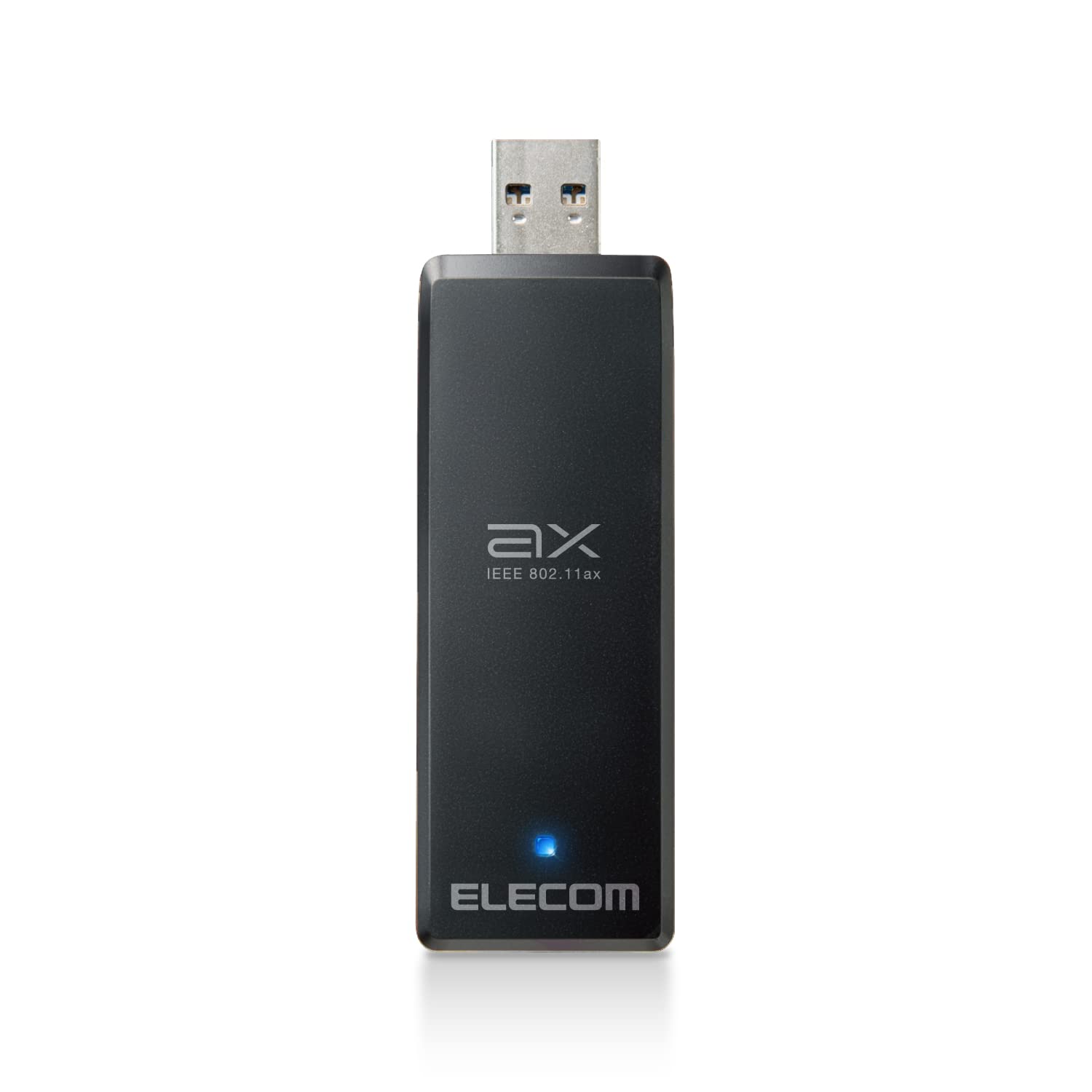 ★WDC-X1201DU3-B エレコム WiFi 無線LAN 子機 Ｗifi6 1201Mbps+574Mbps 5GHz 2.4GHz USB3.0 USB-A 11ax/ac/n/g/b/a ビームフォーミングZ対応 MU-MIMO対応 延長ケーブル付き(13cm) [Windows 10 等対応] ブラック WDC-X1201DU3-B