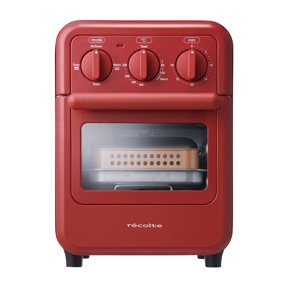 ★RFT-1 レコルト エアーオーブントースター RFT-1 recolte Air Oven Toaster (レッド)