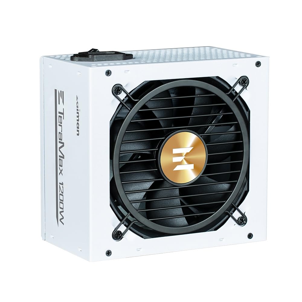 ★ZM1200-TMX2 WH ZALMAN TeraMax II 1200W 80PLUS GOLD認証 フルプラグイン ATX3.0対応 7年保証 1200W PC電源ユニット ホワイト ZM1200-TMX2 WH PS1346