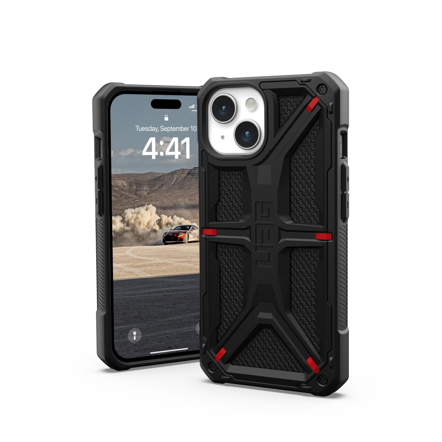 ★UAG-IPH23MB-P-KB URBAN ARMOR GEAR iPhone 15 2023対応耐衝撃ケース MONARCH ケブラーブラック 【日本正規代理店品】 UAG-IPH23MB-P-KB