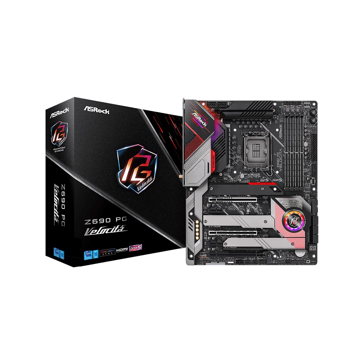 ★Z690 PG VELOCITA ASRock マザーボード Z690 PG Velocita Intel 第12世代CPU(LGA1700)対応 Z690 ATX マザーボード 【国内正規代理店品】