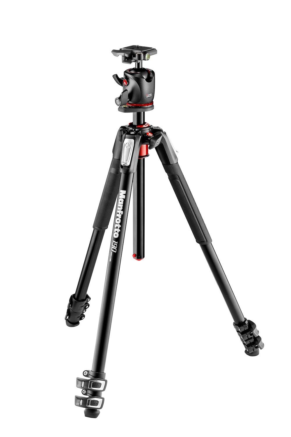 ★8024221635584 マンフロット(Manfrotto) プロ三脚 190シリーズ アルミ 3段+クイックリリースプレートQ2付き ボール雲台キット MK190XPRO3-BHQ2