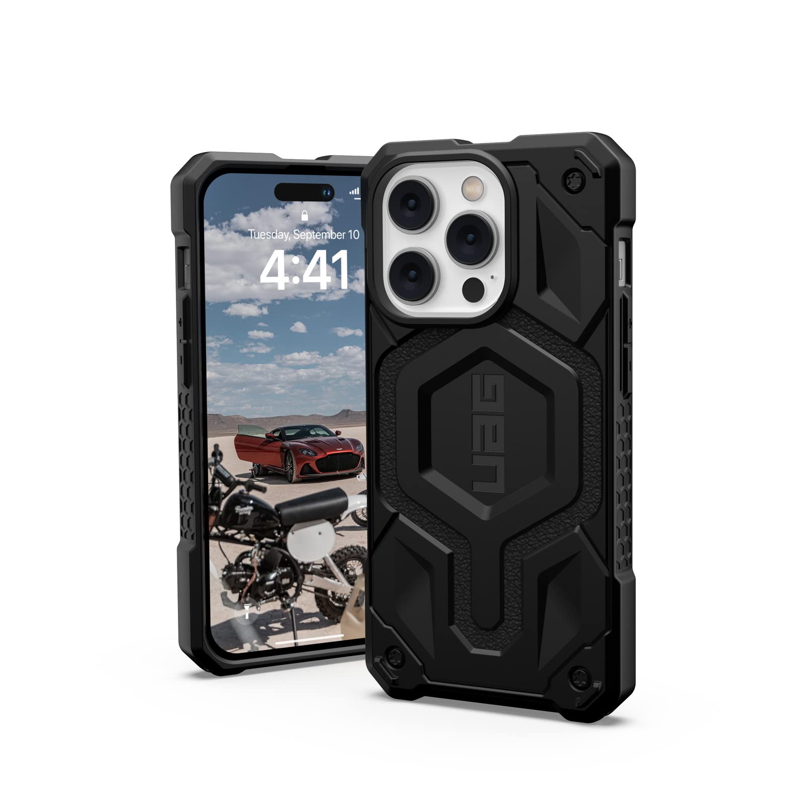 ★UAG-IPH22MB-PMS-BK URBAN ARMOR GEAR iPhone 14 Pro (6.1) 2022対応 耐衝撃ケース MagSafe対応 MONARCH PRO ブラック 【日本正規代理店品】 UAG-IPH22MB-PMS-BK