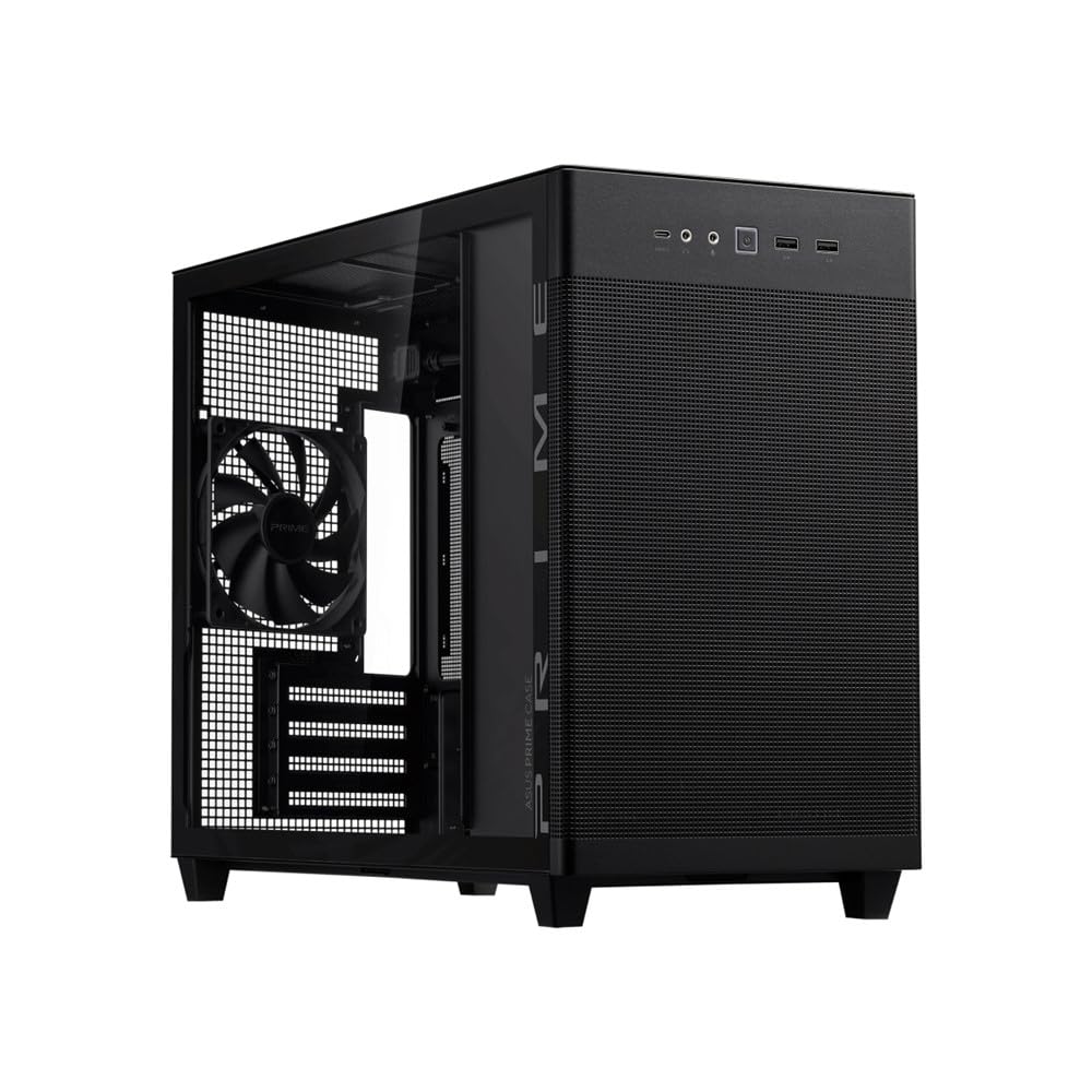 ★AP201 ASUS PRIME CASE TG ASUS AP201 PRIME CASE TG 強化ガラス ミドルタワー micro atx PCケース 黒 国内正規代理店品