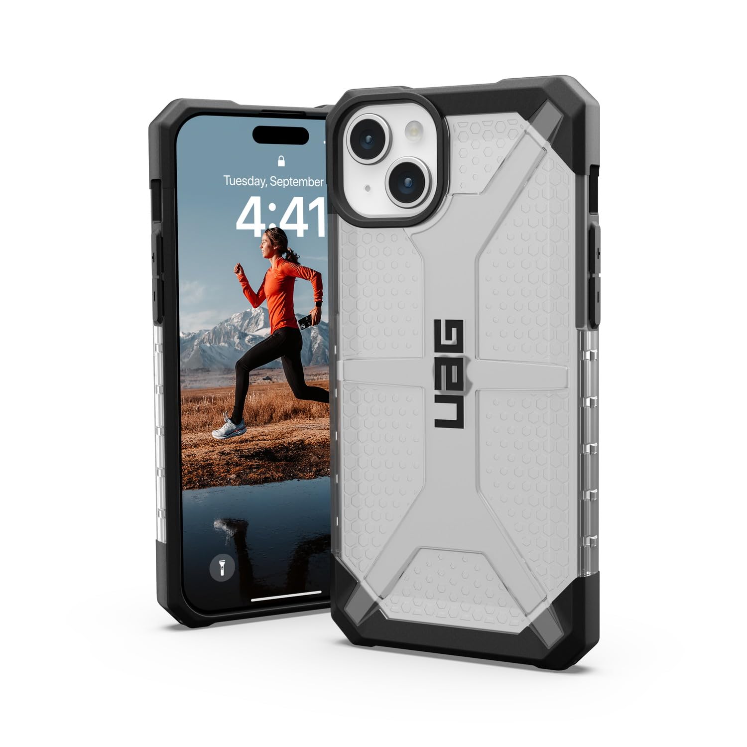 ★UAG-IPH23LB-T-IC URBAN ARMOR GEAR iPhone 15 Plus 2023対応耐衝撃ケース PLASMA アイス 【日本正規代理店品】 UAG-IPH23LB-T-IC