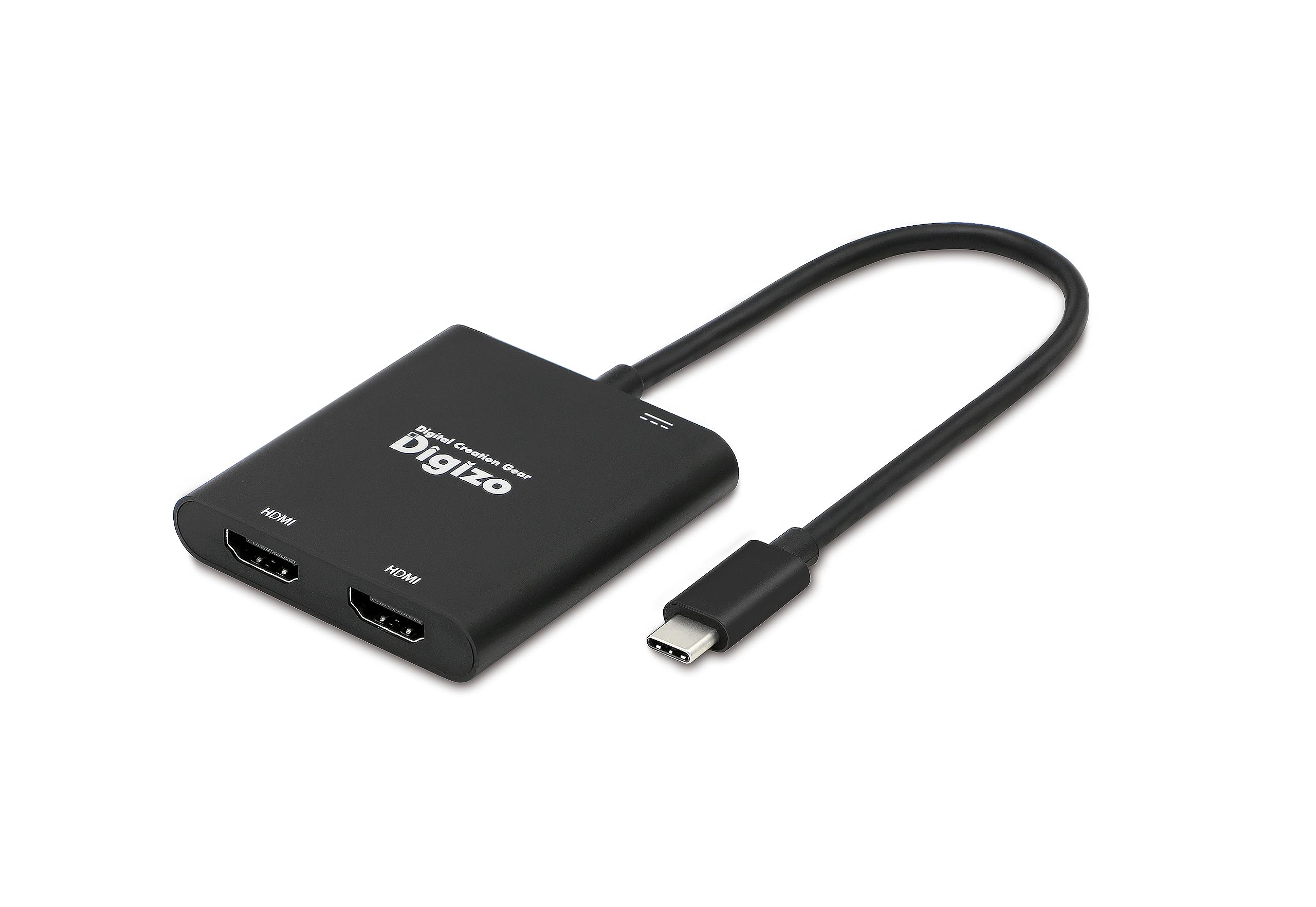 ★PUD-PDC1H2 プリンストン Digizo USB-C HDMI変換アダプター 4K対応×2ポート 最大3画面表示 PD100W対応 Type-Cポート搭載 PUD-PDC1H2