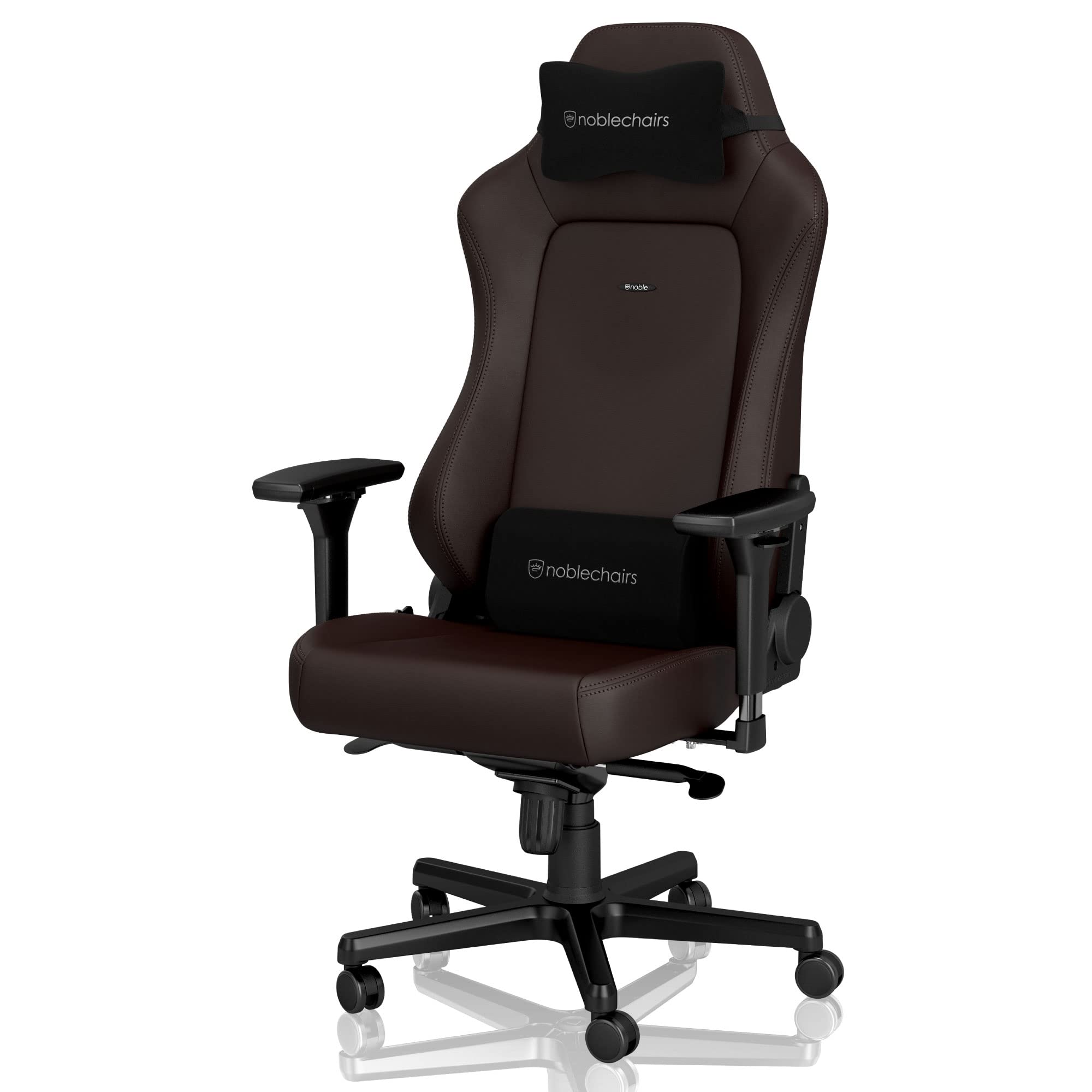 ★NBL-HRO-PU-JED-SGL noblechairs JAVA EDITION HERO ヒーロー ゲーミングチェア オフィスチェア ジャワエディション ハイブリットPUレザー マットブラウン 日本正規代理店品 NBL-HRO-PU-JED-SGL