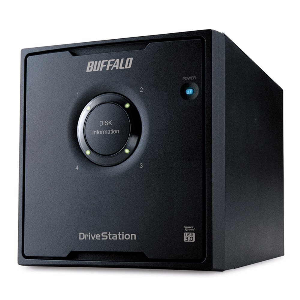 ★HD-QL16TU3/R5J バッファロー BUFFALO RAID 5 USB3.0 外付ハードディスク 4ドライブ 16TB HD-QL16TU3/R5J