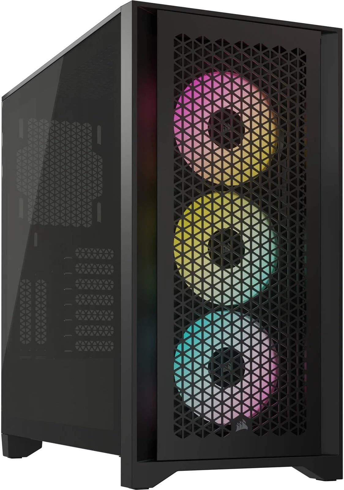 ★CC-9011240-WW CORSAIR iCUE 4000D RGB Airflow Tempered Glass Mid-Tower Black ミドルタワー型PCケース CC-9011240-WW CS8623