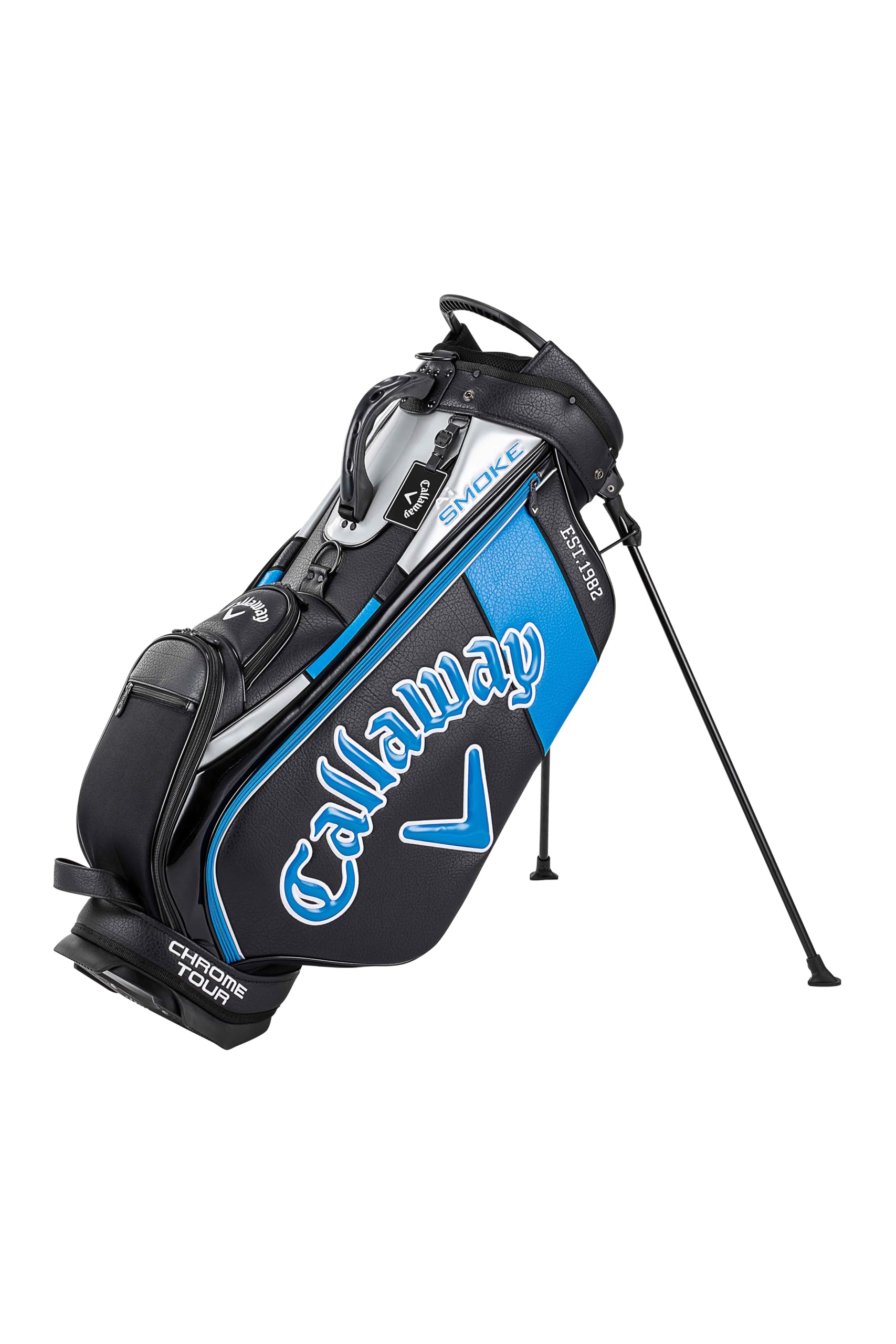 ★5124492 キャロウェイ(Callaway) キャディバッグ STN TOUR 24 (スタンドタイプ 9.0型 47インチ対応 4.2kg 5分割) ブラック/ブルー/シルバー メンズ