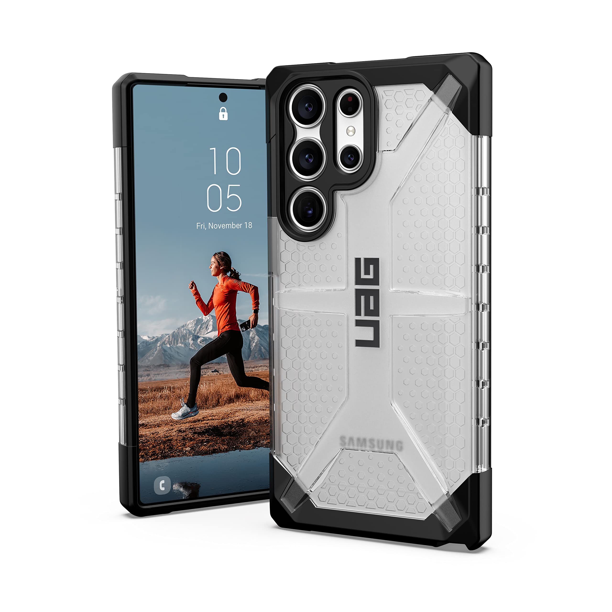 ★UAG-GLXS23ULT-T-IC URBAN ARMOR GEAR Galaxy S23 Ultra対応 耐衝撃ケース PLASMA アイス 【日本正規代理店品】 UAG-GLXS23ULT-T-IC