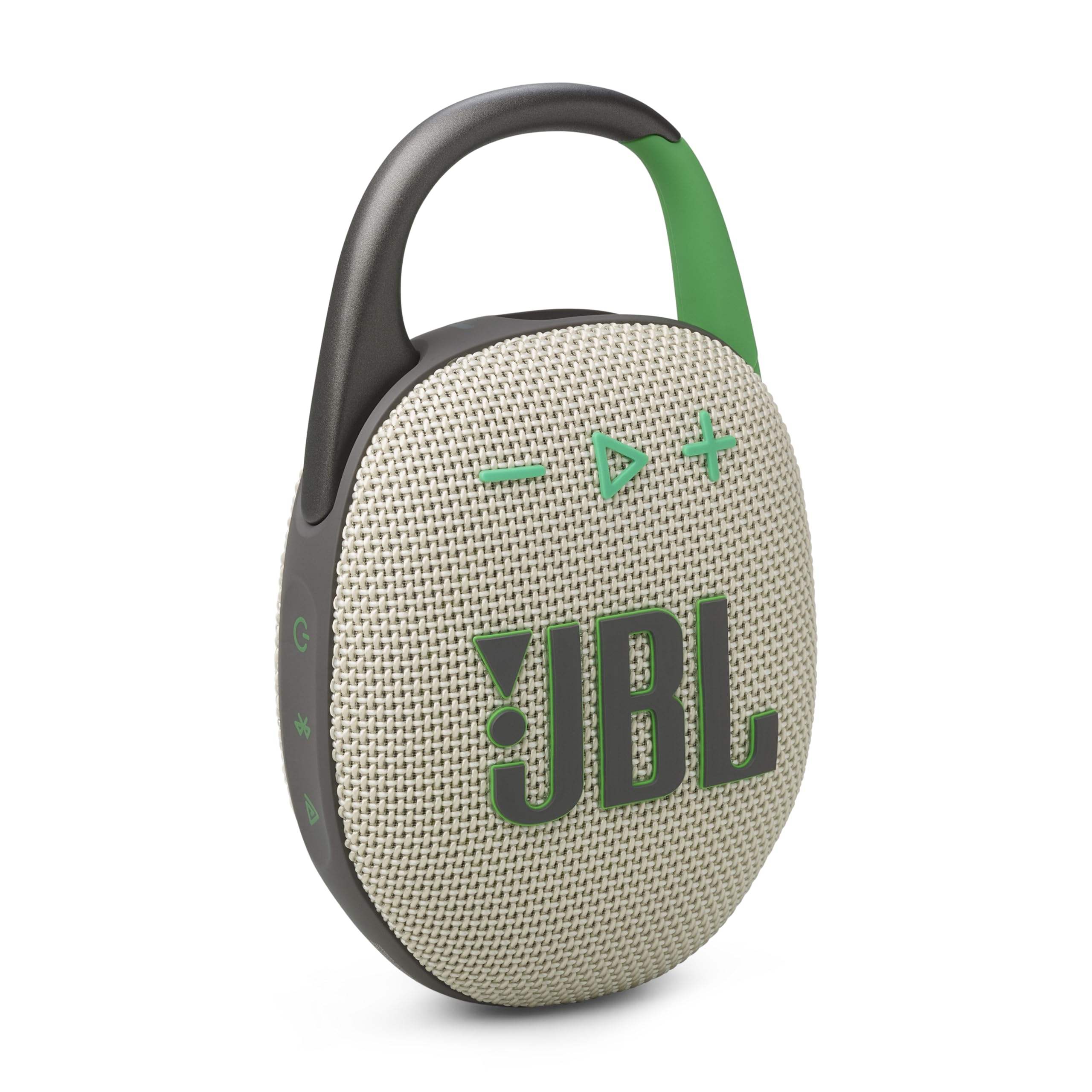 ★JBLCLIP5SAND JBL CLIP5 Bluetoothスピーカー USB C充電/IP67防塵防水/アプリ対応/カラビナ構造/パッシブラジエーター搭載/ポータブル/ウインブルドングリーン JBLCLIP5SAND