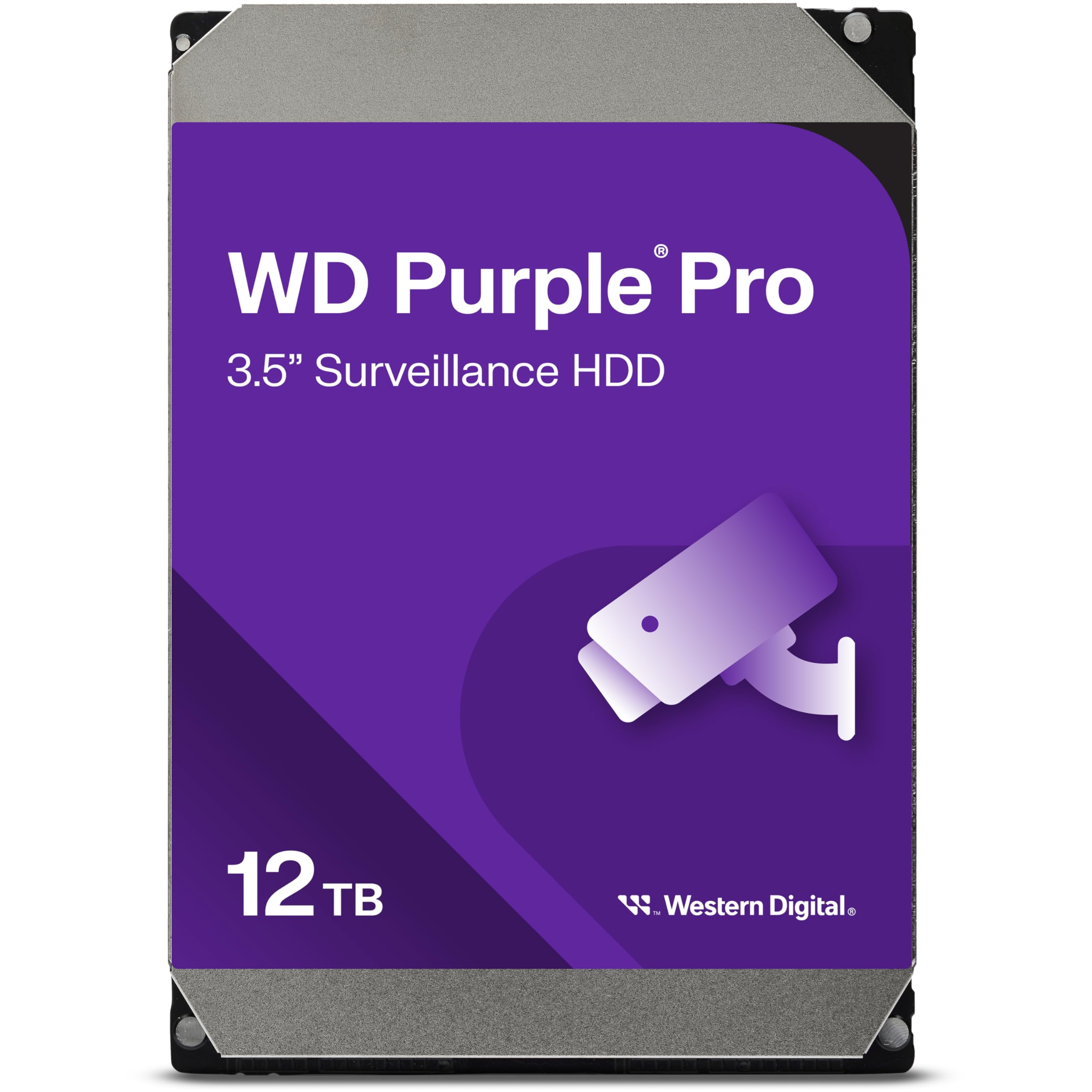 ★WD121PURP-SPB5SY0 Western Digital (ウエスタンデジタル) 12TB WD Purple Pro 監視内蔵HDD - SATA 6Gb/s 256MBキャッシュ 3.5インチ - WD121PURP