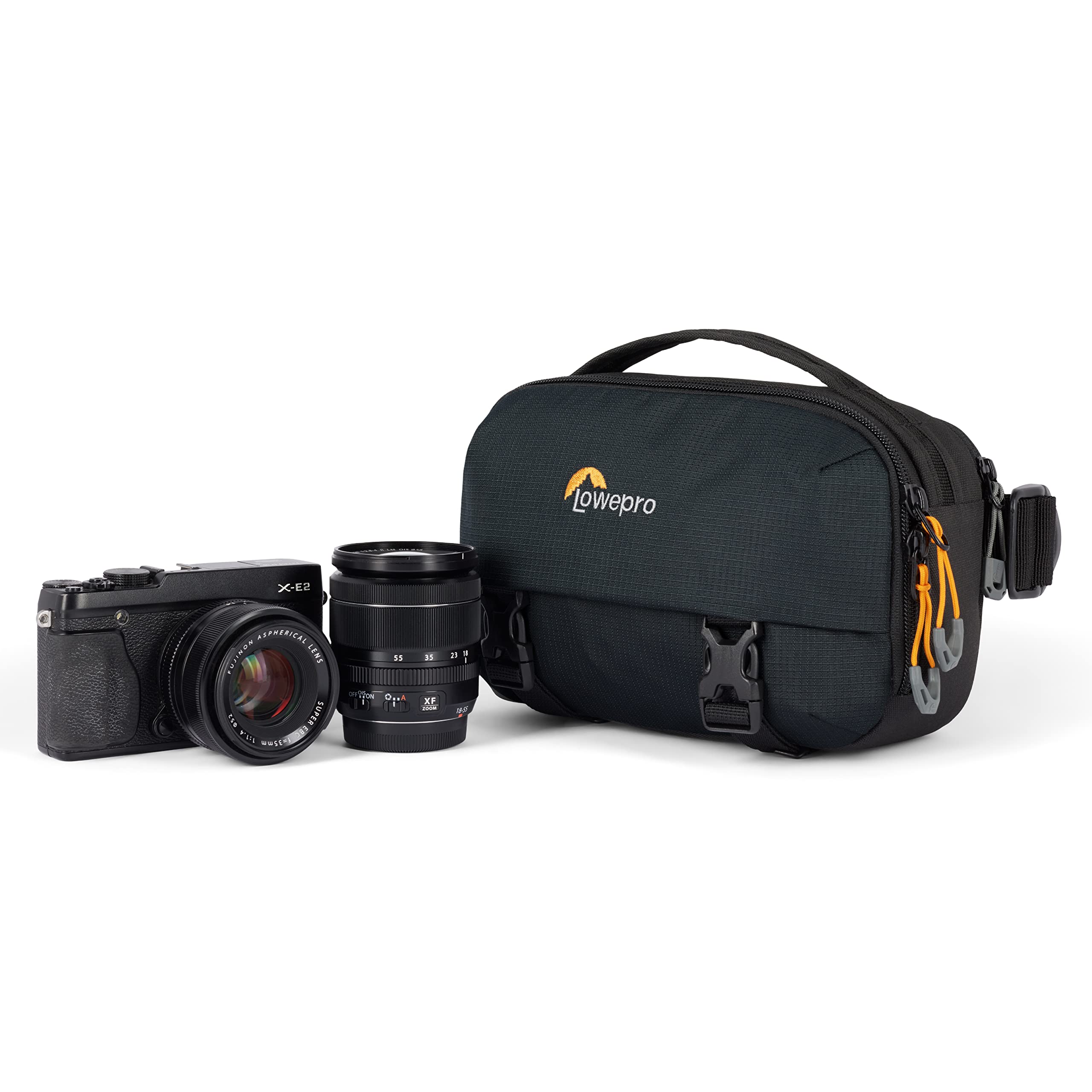 ★LP37457-PWW ロープロ(Lowepro) Lowepro カメラバッグ スリングバッグ ウェストバッグ トレッカーライト HP 100 GRL ブラック 2.8L アウトドア グリーンライン サステナブル素材 ミラーレスカメラ LP37457-PWW